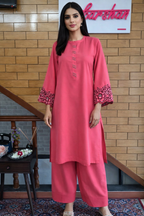 Luxury Pashmina Suit with Resham Cutwork Embroidery