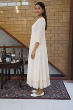Mal Cotton Graceful Kurta Set with Soft Pleated Finish