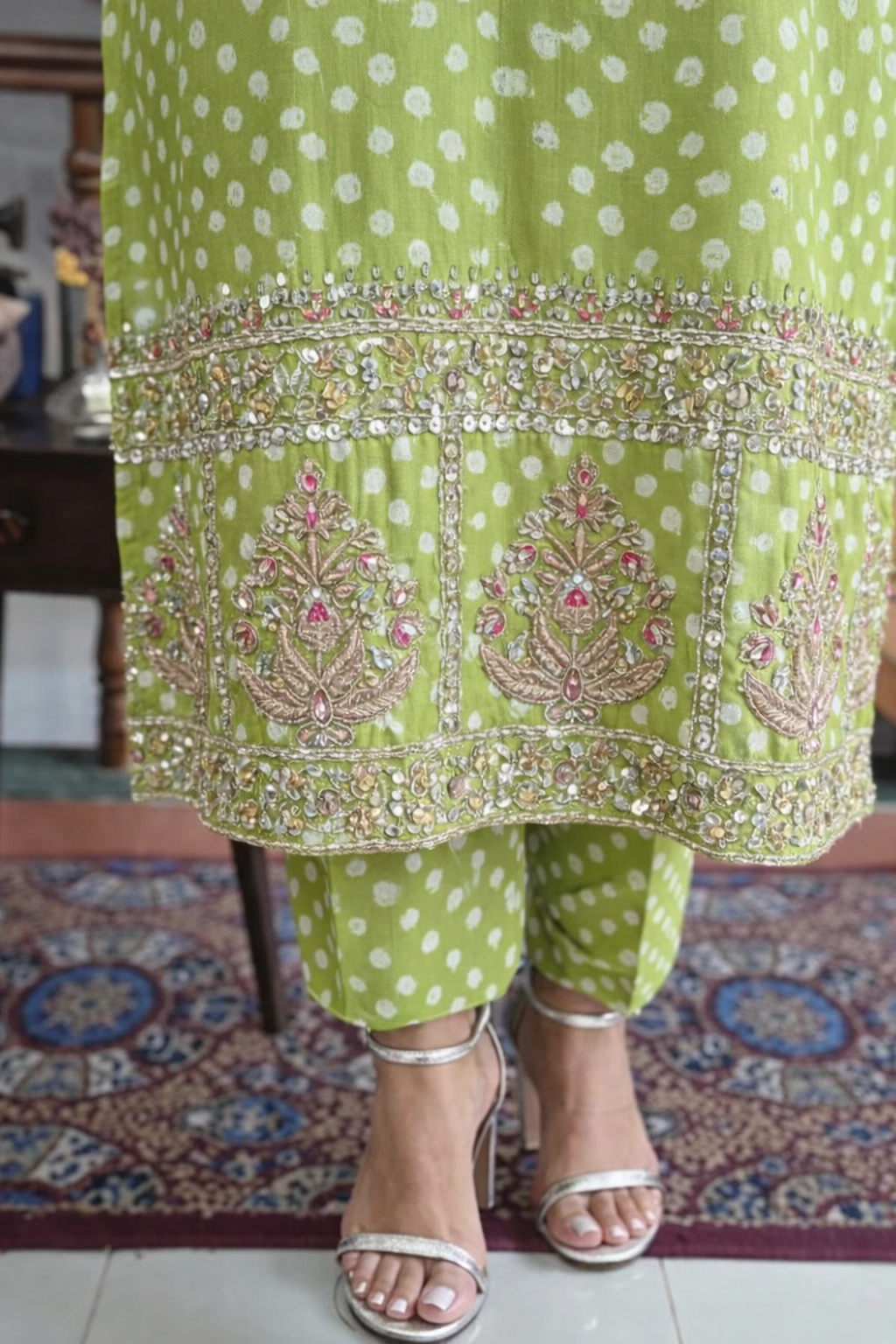 Embroidered Straight Suit with Printed Dupatta