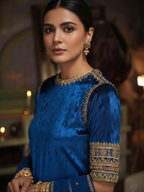 Delicate Organza Dupatta with Rich Zardozi Work