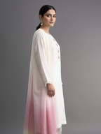 Luxurious Chanderi Dress Material featuring Zardozi Embellishment