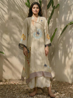Cotton Suit with Resham Work and Comfortable Loose Pants