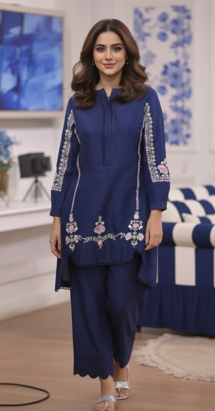 The Classic Resham Cotton Suit