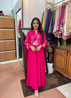 Exquisite Georgette Suit with Intricate Resham Embroidery