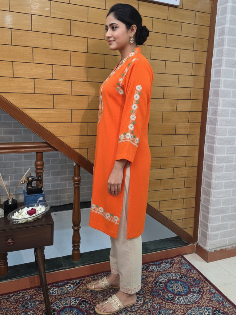 Regal Resham Work Pure Pashmina Suit