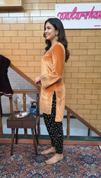 Royal Silk Velvet Suit with Exquisite Zardozi Handwork