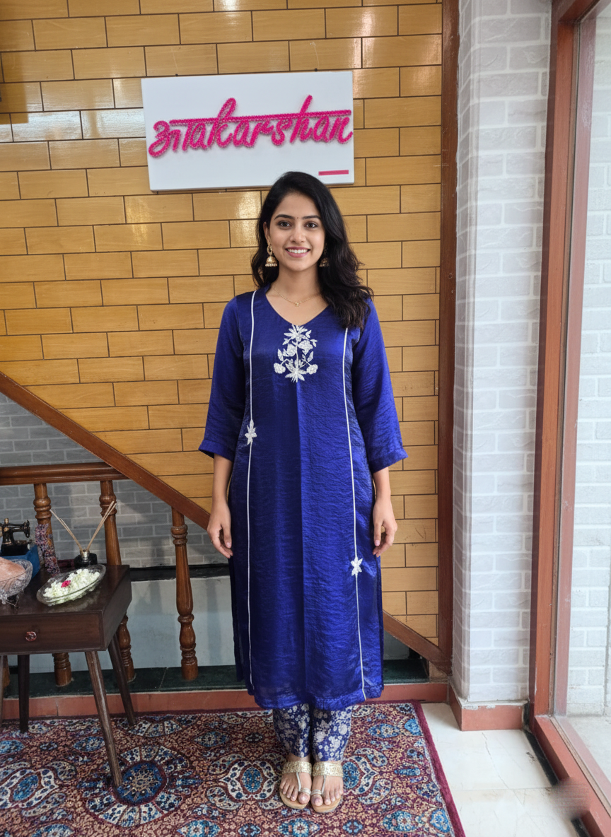 Suit with Brocade pants