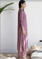 Breathable Malmal Fabric Plazo Suit