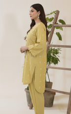 Artisanal Resham Work Cotton Suit