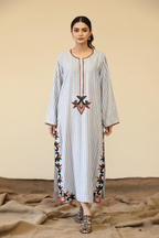 Elegance in Thread: Resham Work Cotton Suit