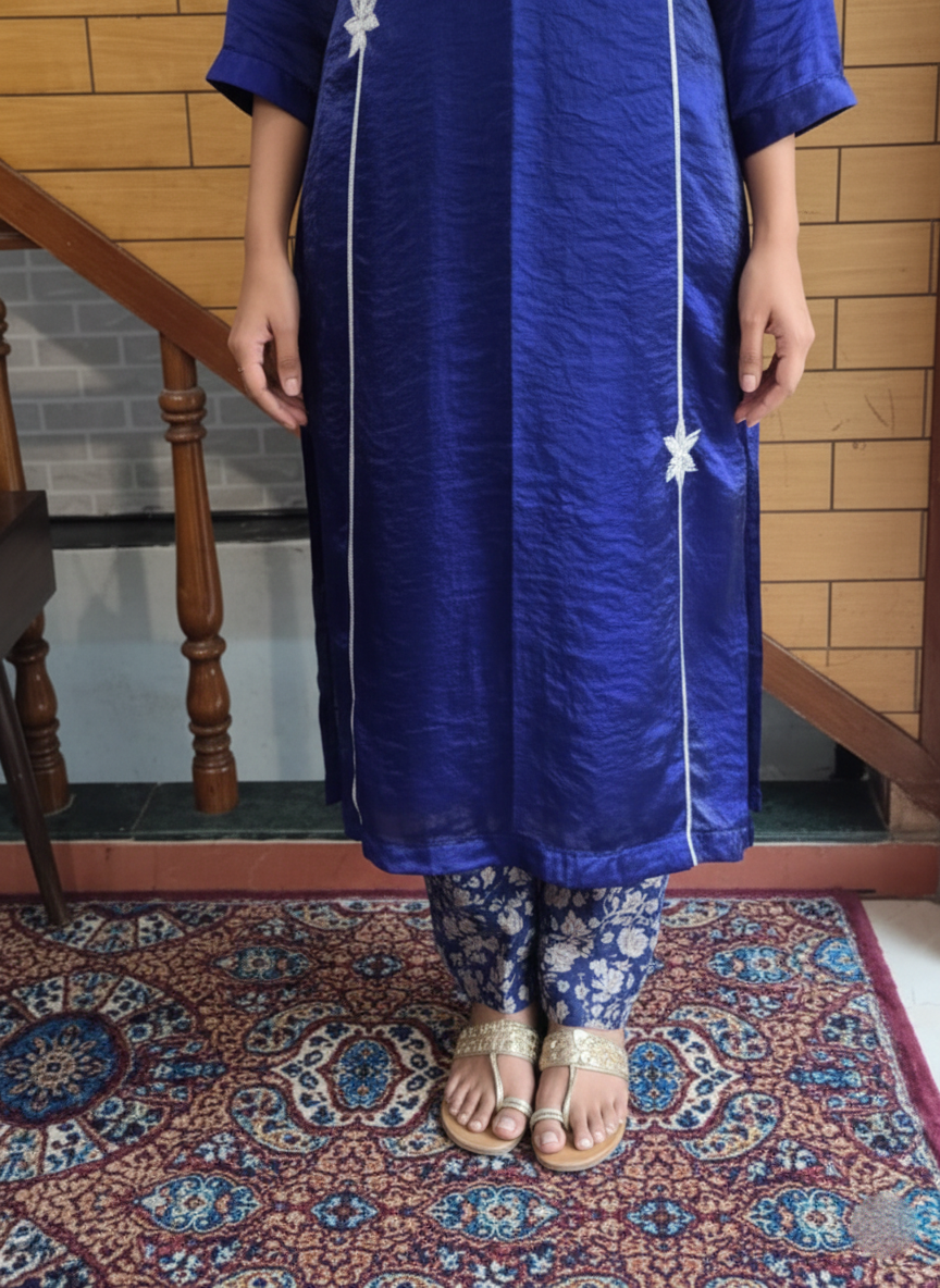 Suit with Brocade pants