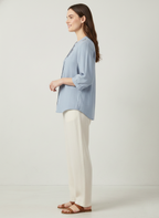 Resham Embroidered Cotton Casual Top