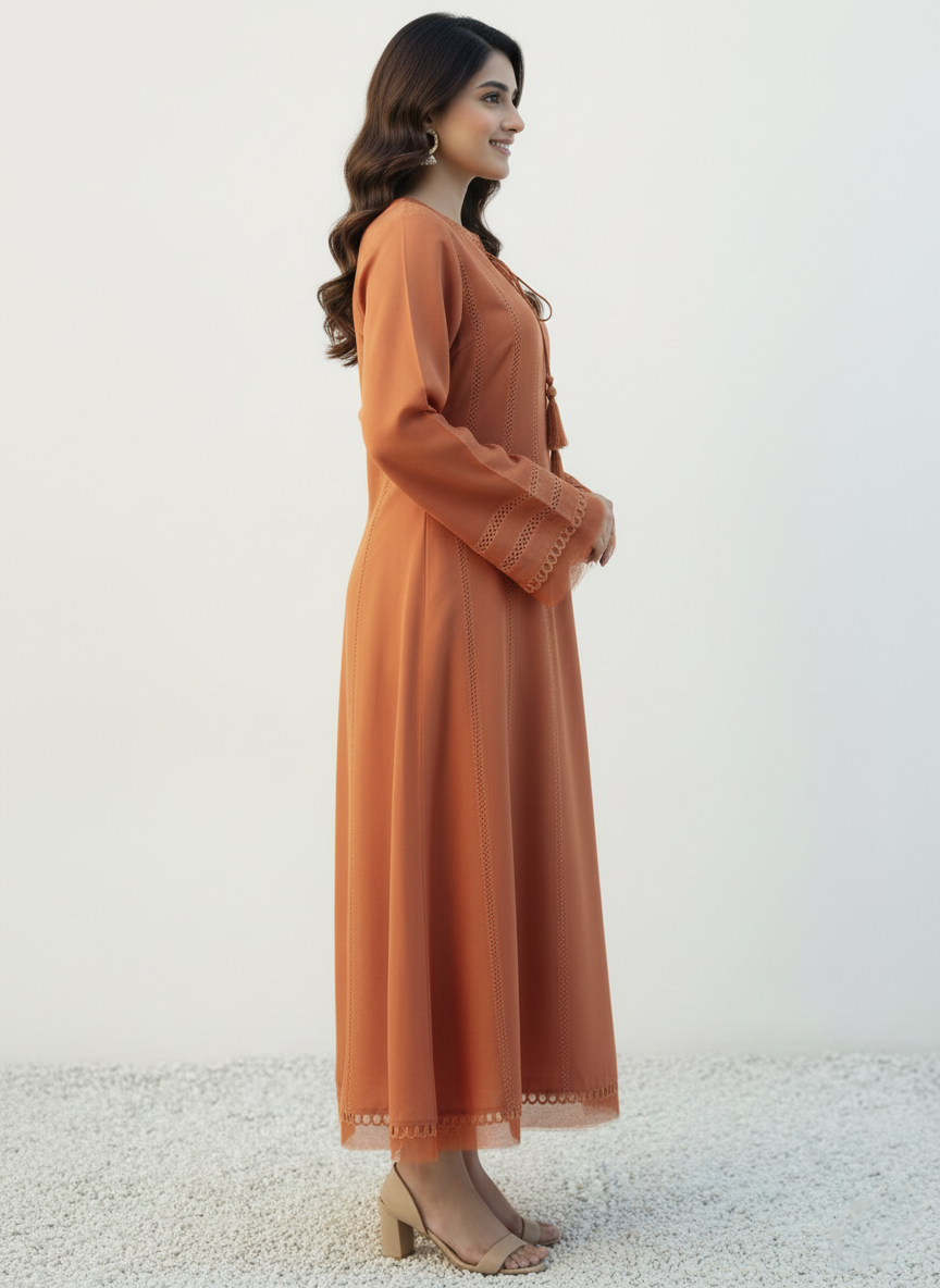 A-Line Cotton Kurta and Pant Set