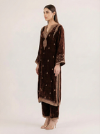 The Classic Zardozi Silk Velvet Masterpiece