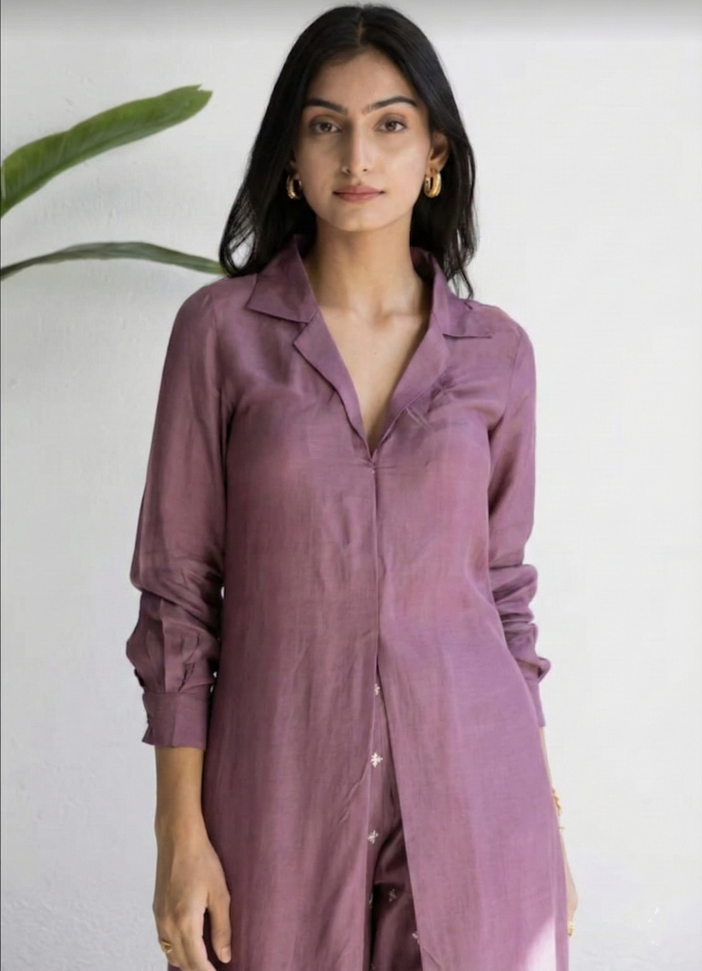 Breathable Malmal Fabric Plazo Suit