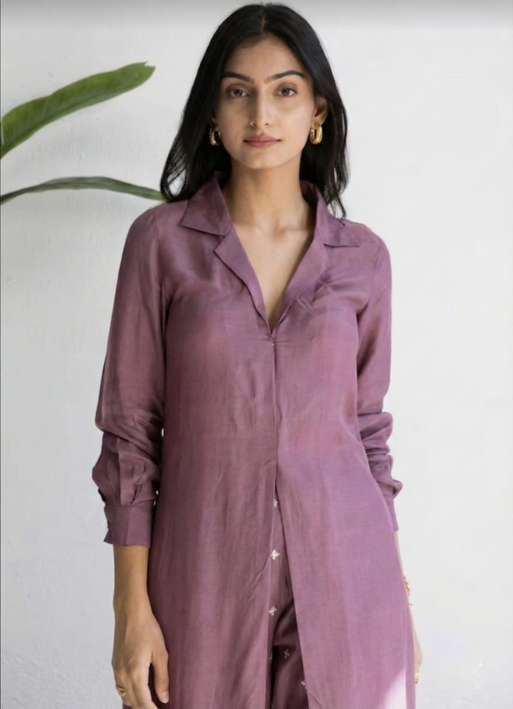 Breathable Malmal Fabric Plazo Suit