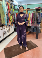 Designer Georgette Suit with Fine Resham Work