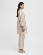 Cotton Silk Suit with Delicate Resham Work Embroidery