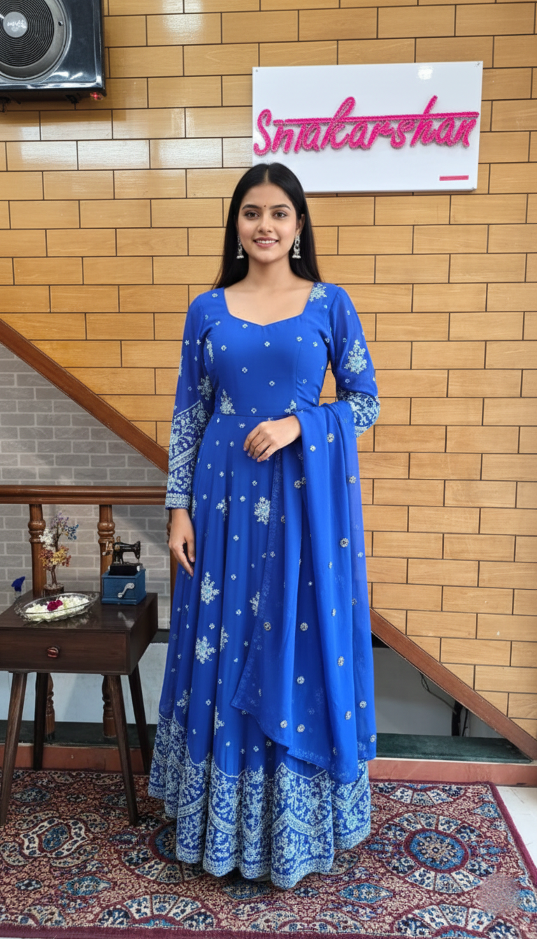 Anarkali Skirt And Dupatta