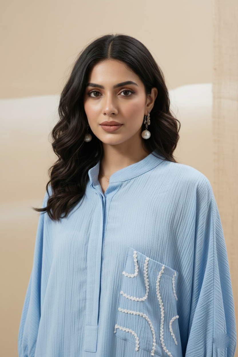 Cotton Suit with Fine Resham Work