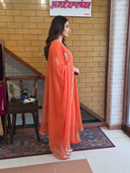 Viscose Georgette Suit with Intricate Gotta Patti Embroidery