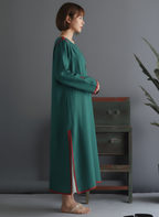 Pure Silk A-Line Suit with All-Over Resham Work