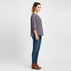 Cotton Top with Elegant Resham Embroidery