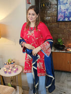 Luxurious Silk Ensemble Featuring Detailed Resham Embroidery