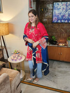 Luxurious Silk Ensemble Featuring Detailed Resham Embroidery