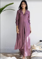 Breathable Malmal Fabric Plazo Suit